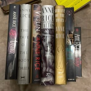 Anne Rice MAKE OFFER Collection of 7 Anne Rice books